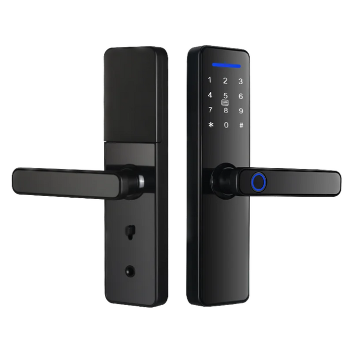 Cerradura digital DOMUX Home WiFi para puerta de madera en Paraguay